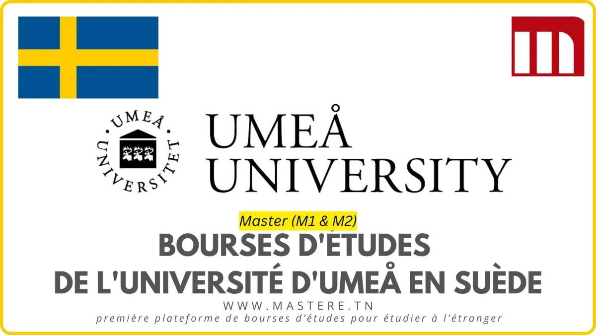 Bourses detudes de lUniversite dUmea en Suede 20252026